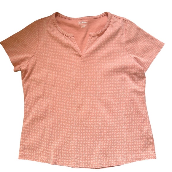 LLBean Women’s Shortsleeved T Shirt Size L - Picture 1 of 7